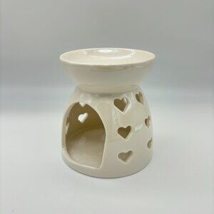 Season of Love Ceramic Hearts Wax Warmer, Valentine's Day Decor NEW